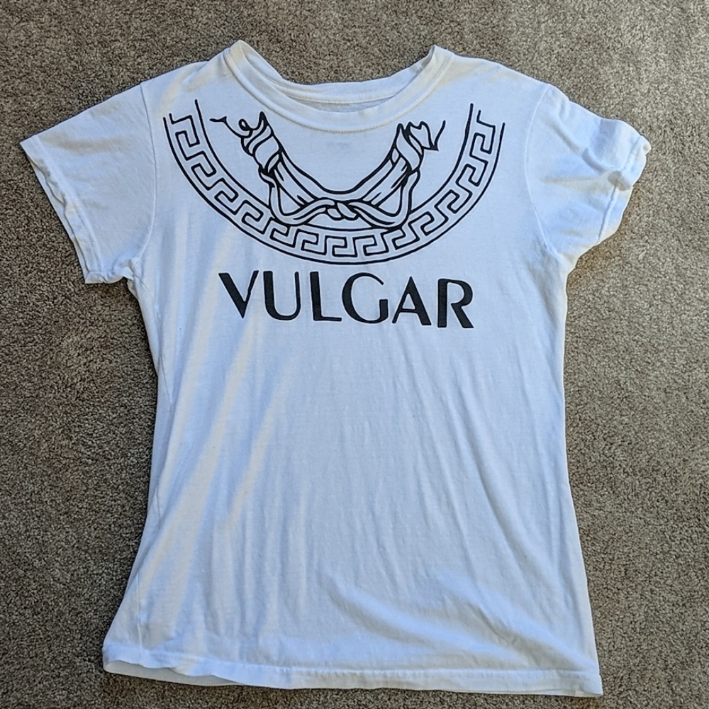 HELLZ BELLZ Vulgar White T-Shirt Large